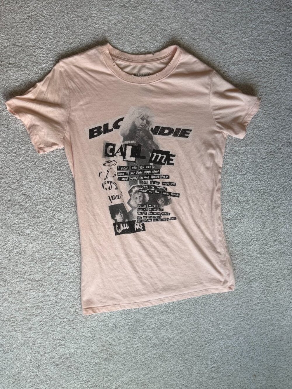 Blondie Antiqued Tee Cotton Size L